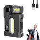 Portable Mini LED Flashlight – Magnetic Rechargeable USB Pocket Torch Work Light