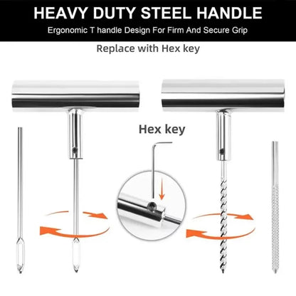 Car Tire Repair Tool Tire Repair Kit Studding Tool Set Auto Bike Motorcycle Tire Repair Puncture Plug Car Accessories