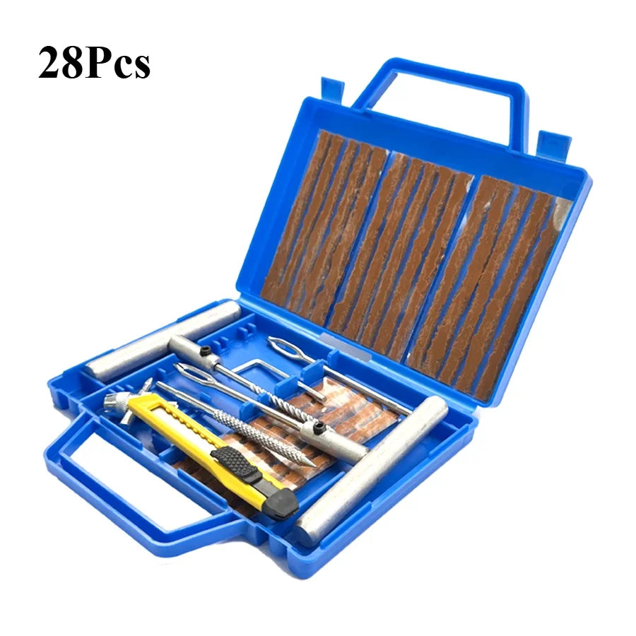 Car Tire Repair Tool Tire Repair Kit Studding Tool Set Auto Bike Motorcycle Tire Repair Puncture Plug Car Accessories
