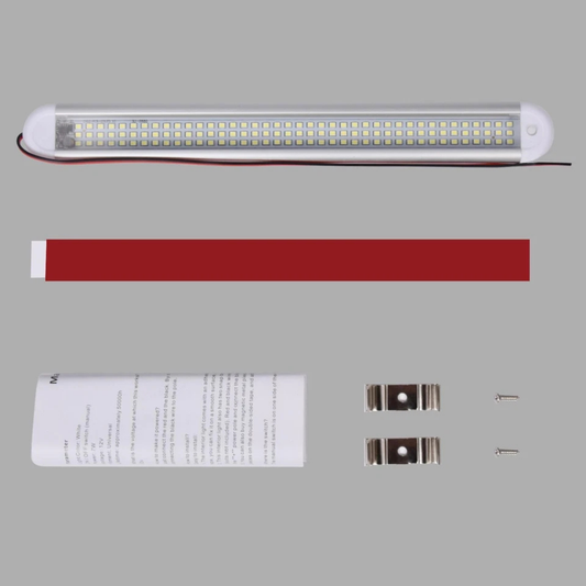 12V 144 LED Interior Strip Light Bar for Car, RV, Van, Caravan, Boat & Bus