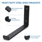 8 Pack Rustic Heavy Duty Shelf Brackets | Industrial Scaffold Board Wall Brackets