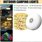 10M Portable Camping String Lights | Retractable USB Rechargeable Waterproof Lamps