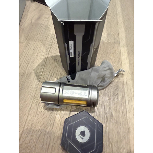 Trozk Spinning Revolver Cylinder Power Bank – 5000mAh Portable Charger (Gray)