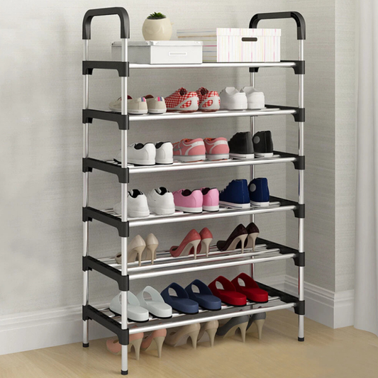 Heavy Duty 6-Tier Shoe Rack Storage Organiser – Holds Up to 24 Pairs