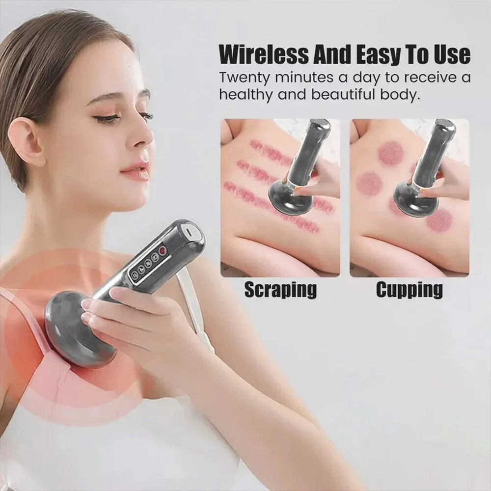 Electric Cupping Therapy Set Suction Cup Body Anti-Cellulite Scraping Massage