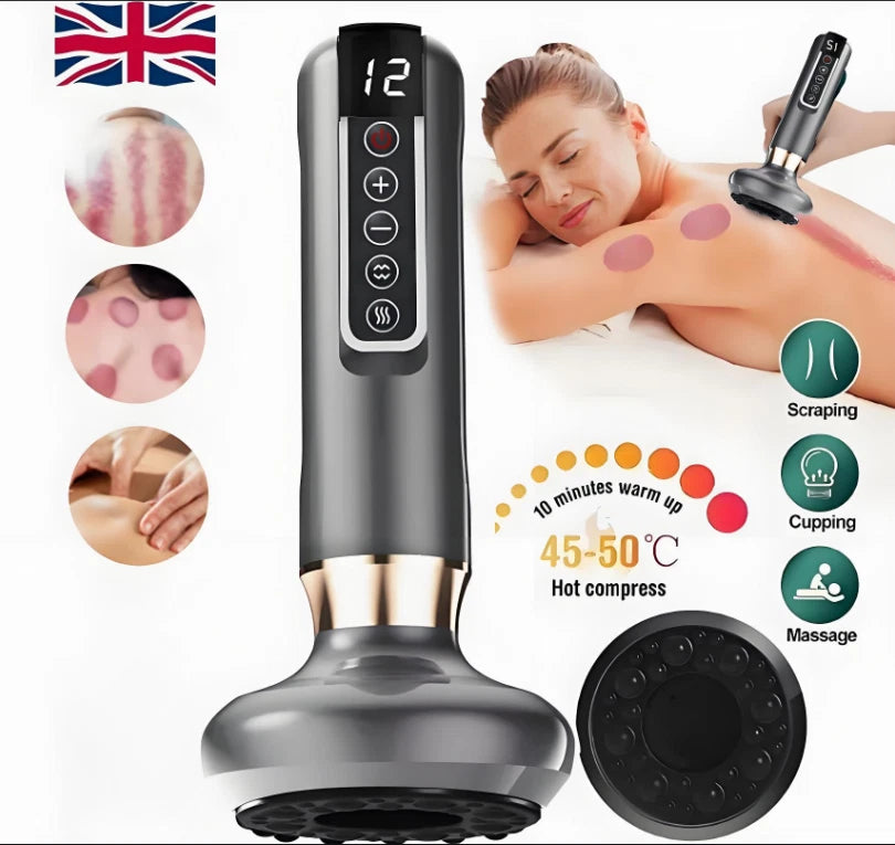 Electric Cupping Therapy Set Suction Cup Body Anti-Cellulite Scraping Massage