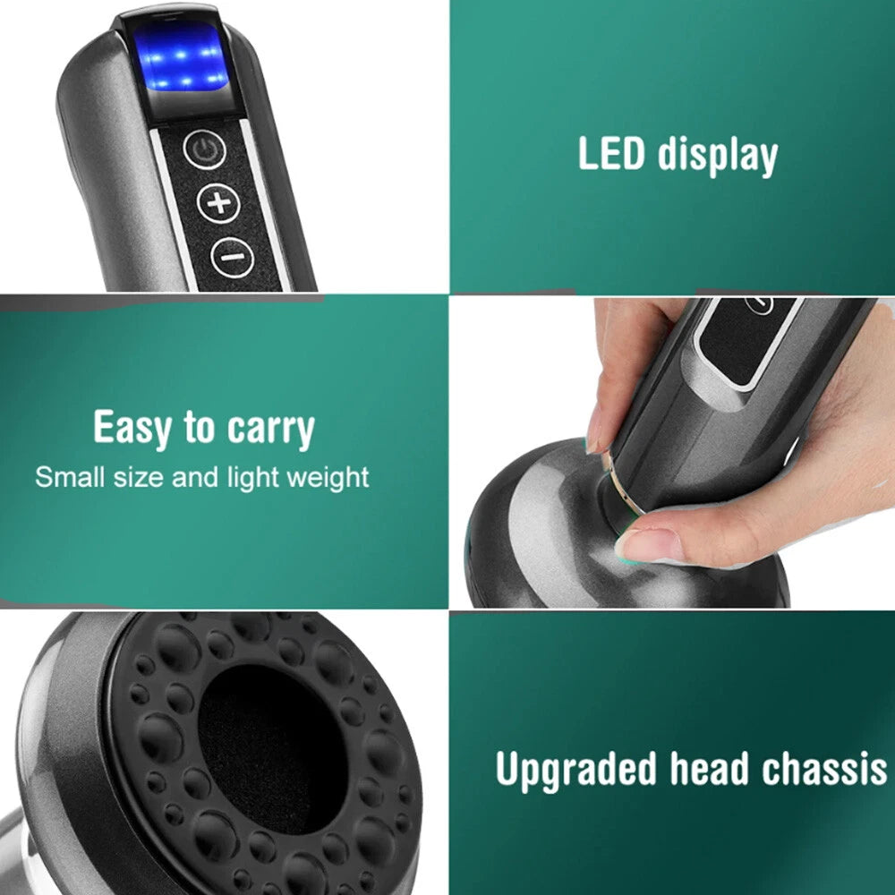 Electric Cupping Therapy Set Suction Cup Body Anti-Cellulite Scraping Massage